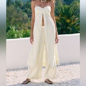 Free People Banita Set in Ivory